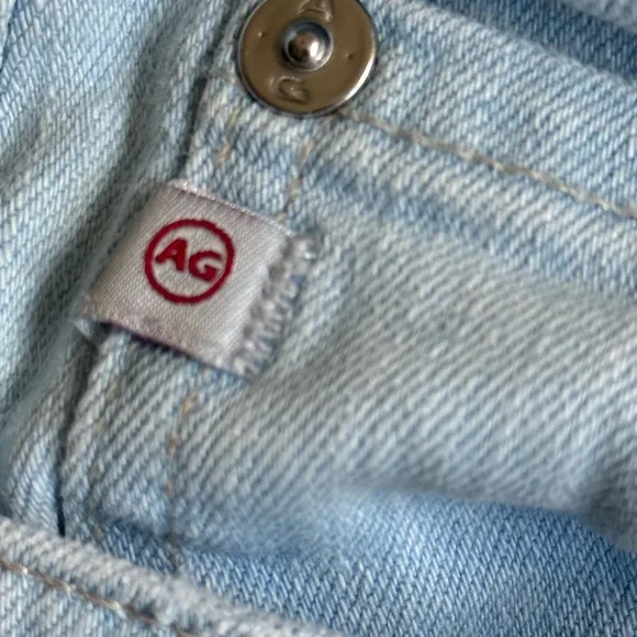AG Jeans Prima Cigarette Crop Size 28 Light Blue - Picture 7 of 8